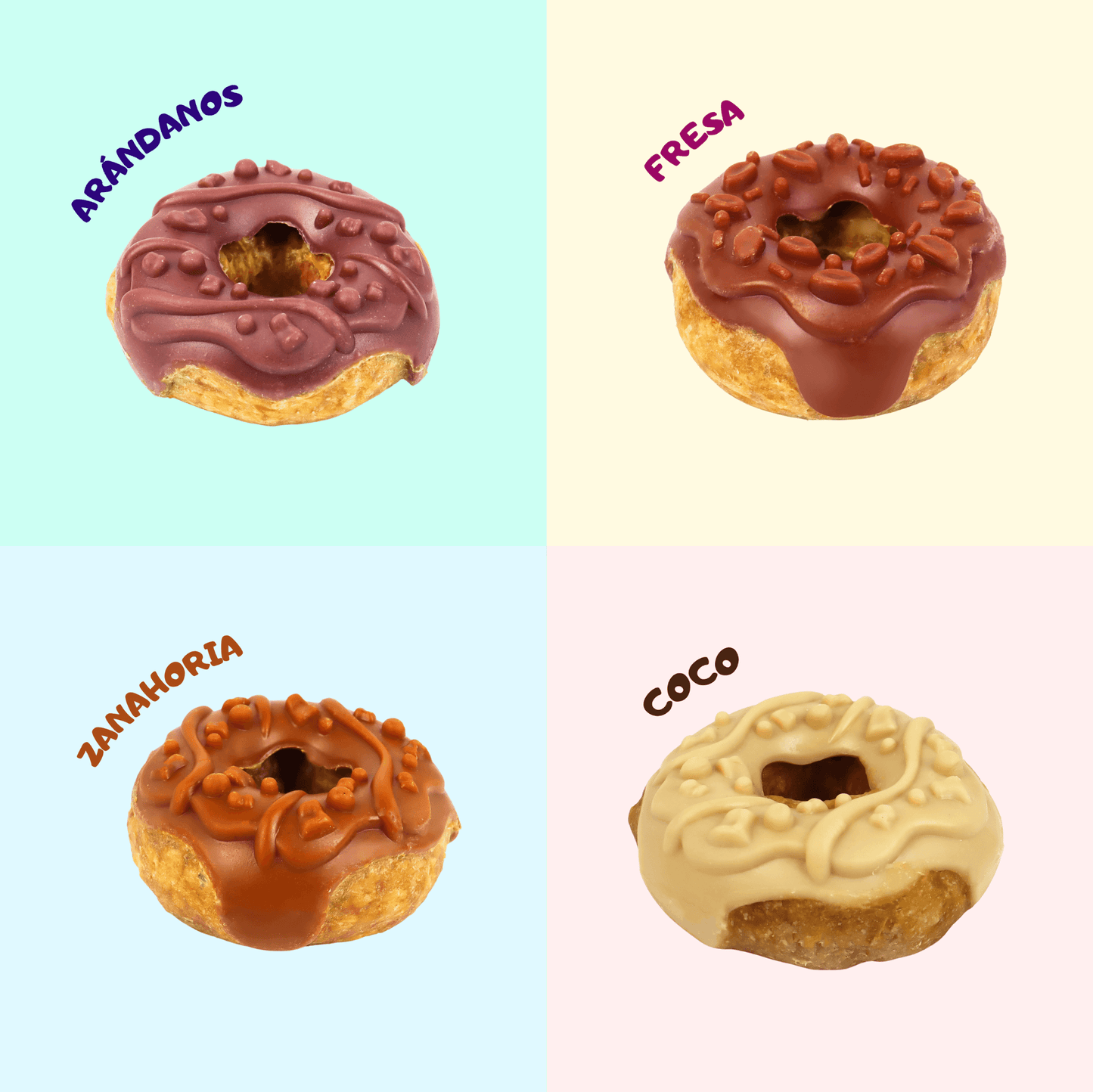 Donuts de Pollo con glaseado de frutas - Kiboop Store