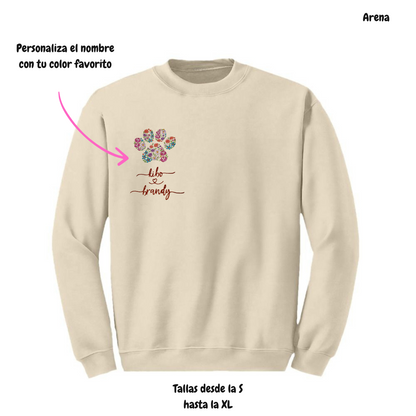 Sudadera Bordada HUELLA