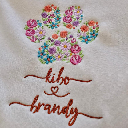 Sudadera Bordada HUELLA