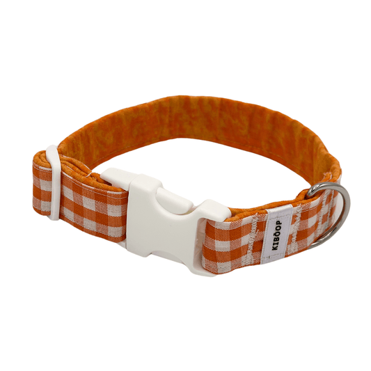 Collar Vichy Mandarina - Kiboop Store