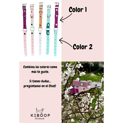 Collar ID bicolor - Kiboop Store