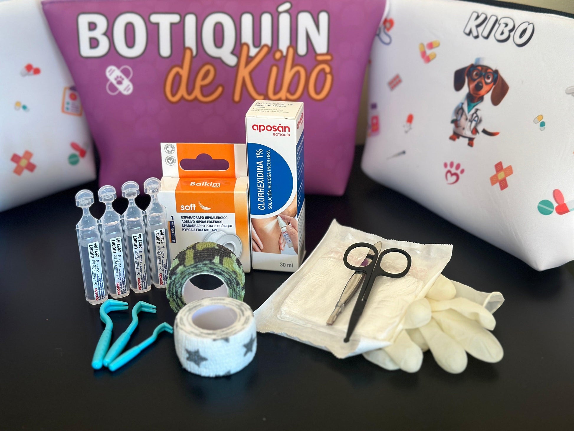 BOTIQUÍN Personalizado Primeros Auxilios para perros y gatos - Kiboop Store