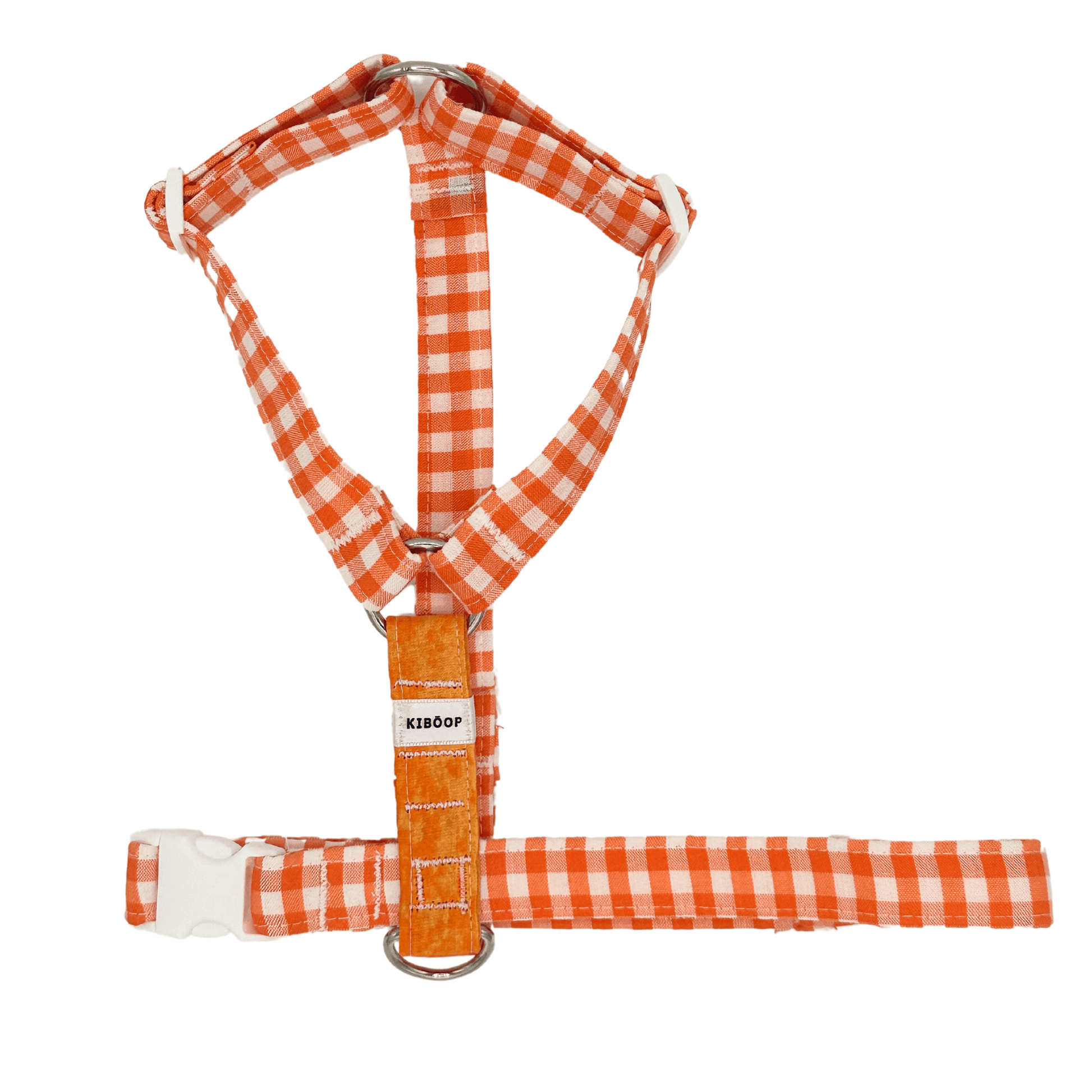 Arnés Vichy Mandarina - Kiboop Store